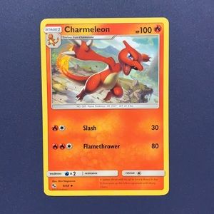 Charmeleon Pokémon card 8/68